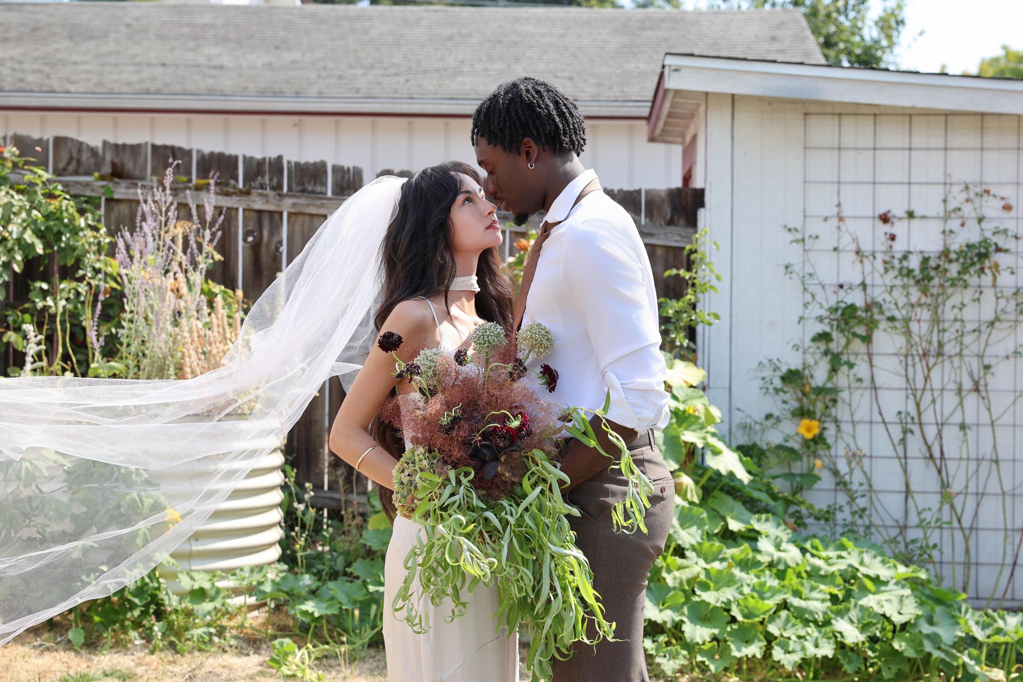 Elopement at Seattle Greenhouse